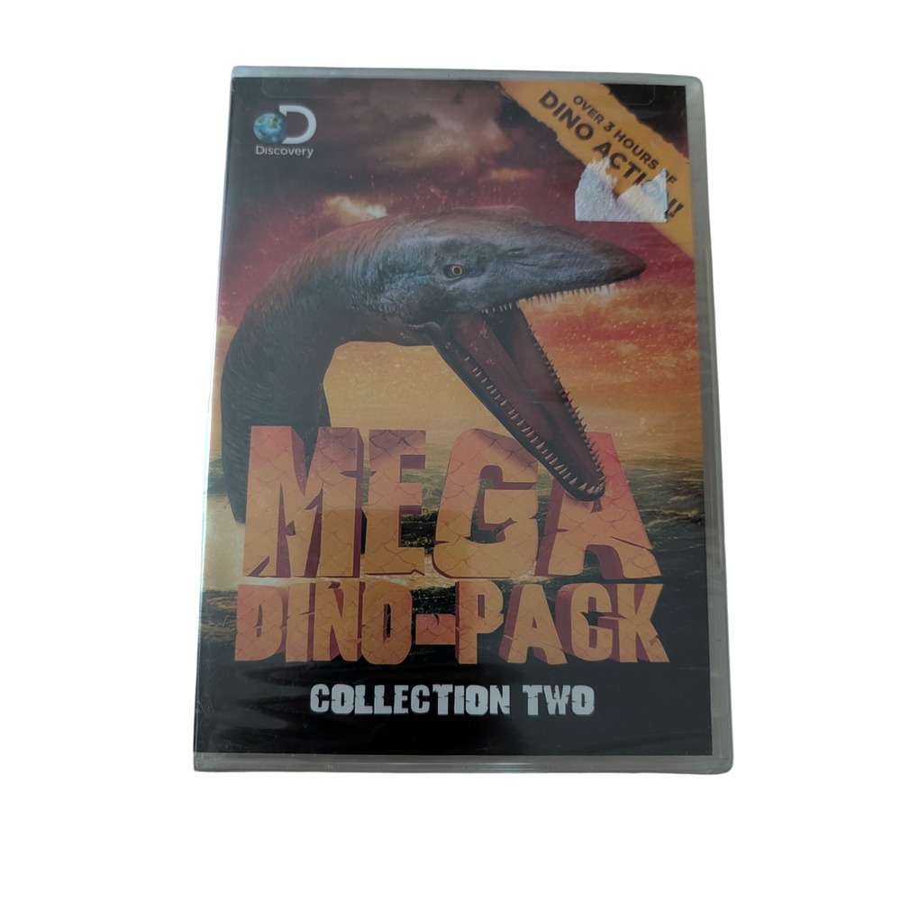 Discovery Mega Dino-Pack Collection Two DVD 3 Hours Prehistoric Documentary